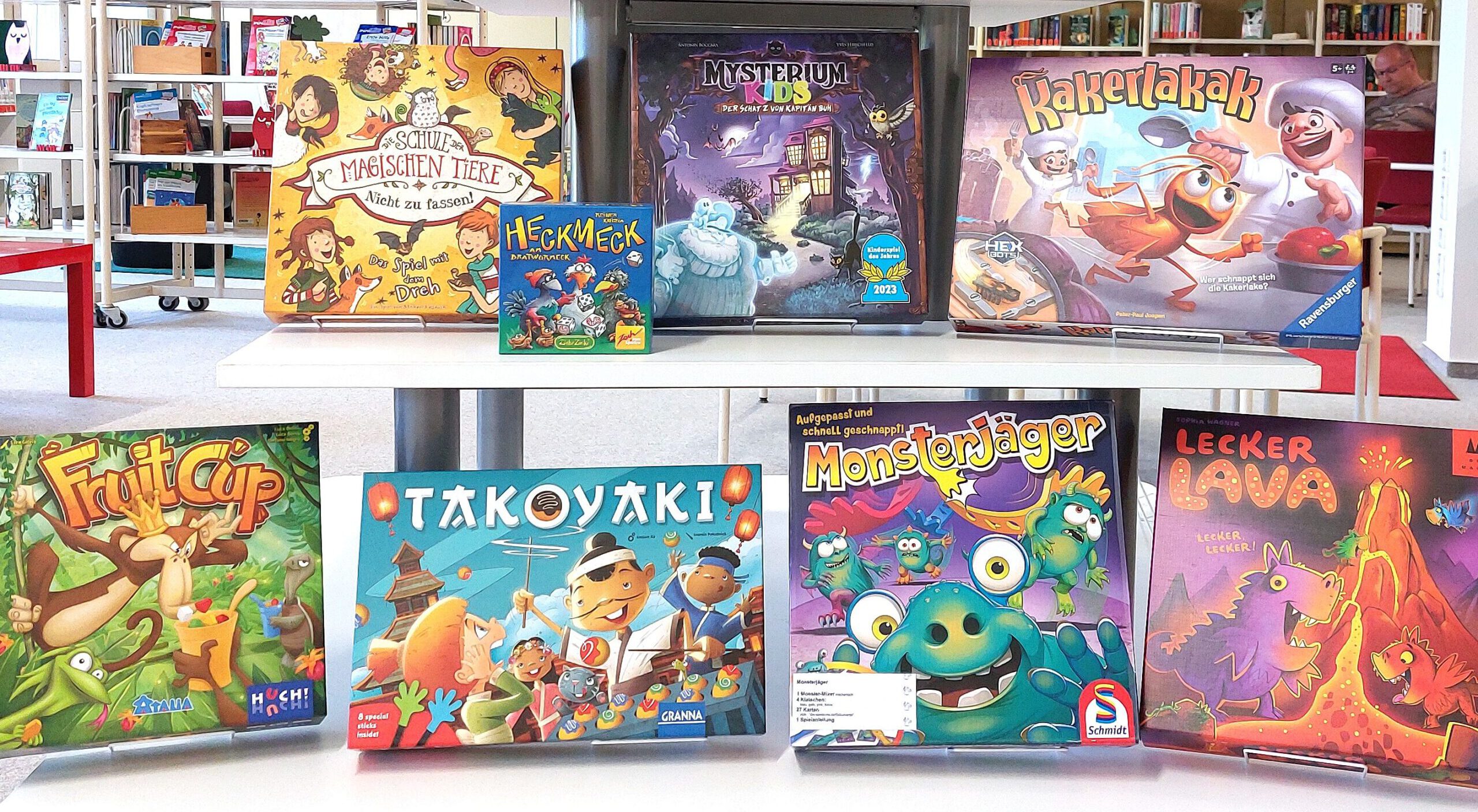 Galerie verschiedener Brettspiele für Kinder
