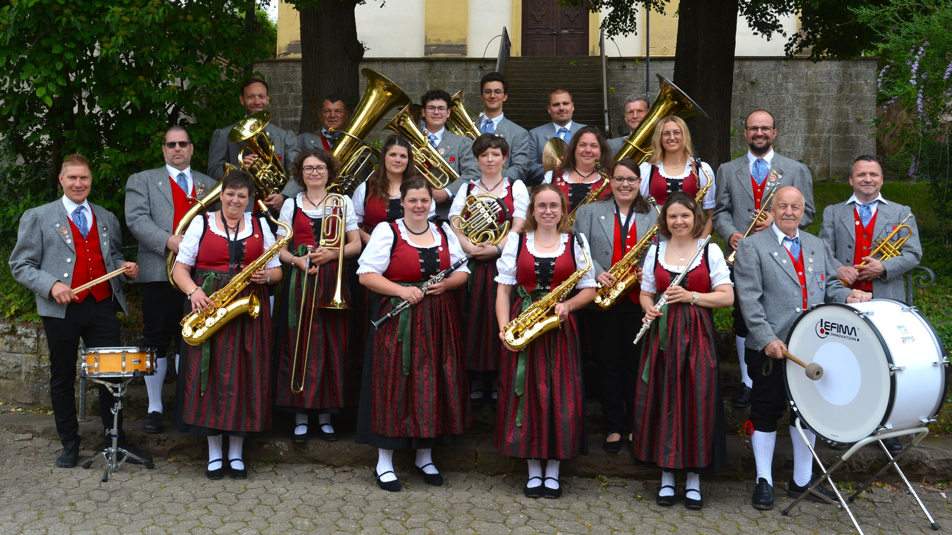 Foto einer Musikkapelle