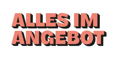 Schriftzug "Alles im Angebot"
